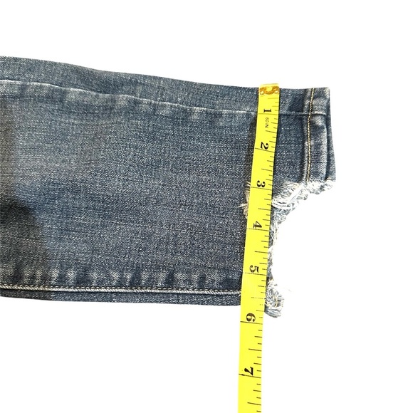 Paige Denim Verdugo Ankle Distressed Light Wash Denim Jeans Slim Leg Women's 29 - Picture 8 of 10